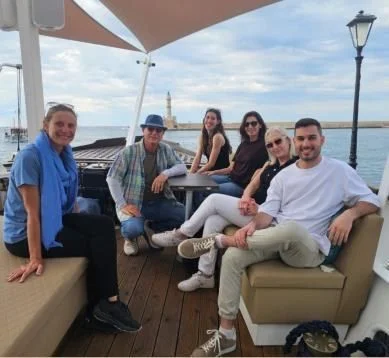 The WASAS partners together on a seaside terrace